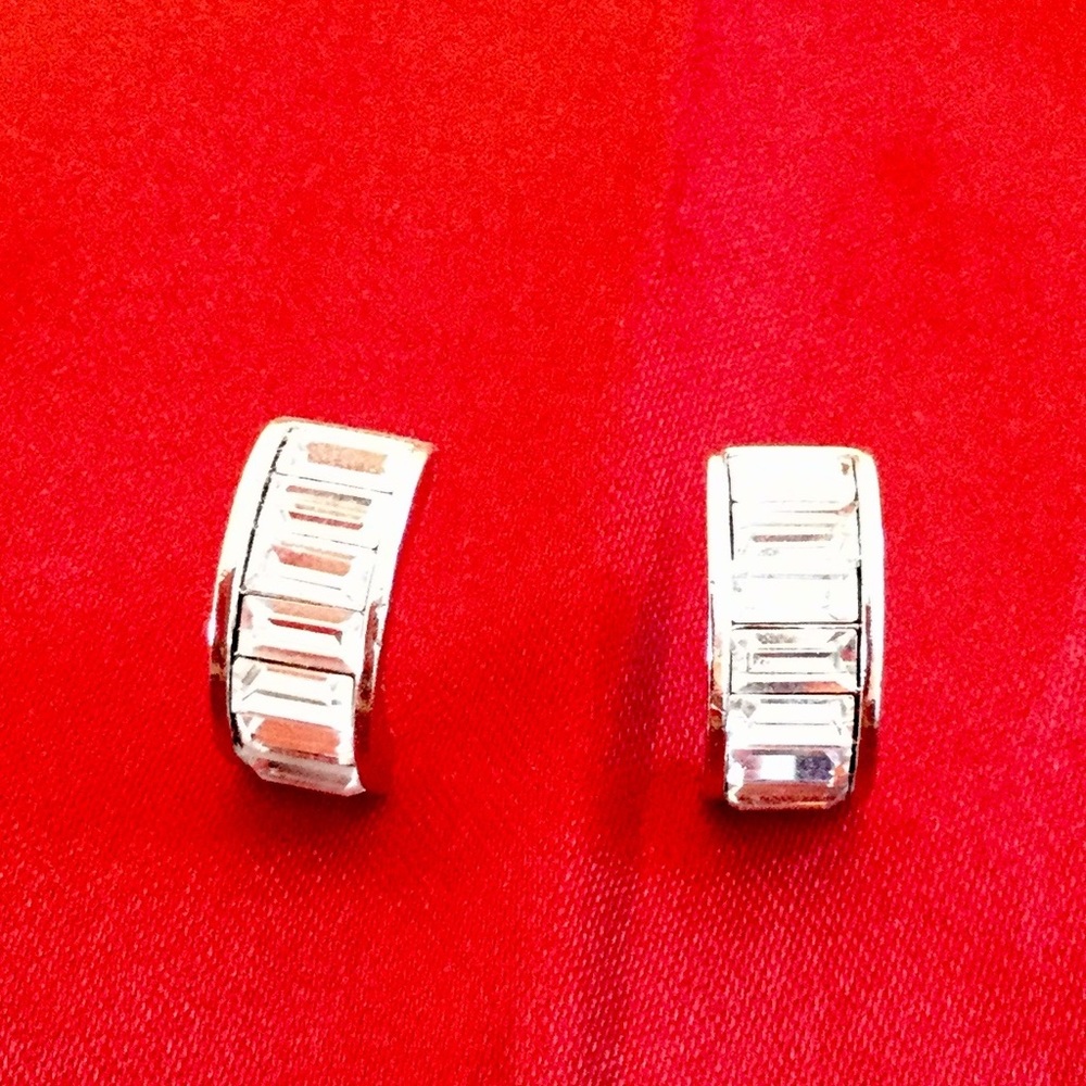 BRILLIANT Emerald Cut CZ Earrings